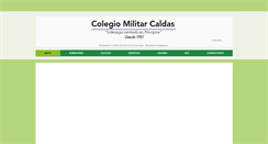 Desktop Screenshot of colegiomilitarcaldas.edu.co